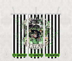 Beetlejuice 20oz Tumbler Sublimation Print