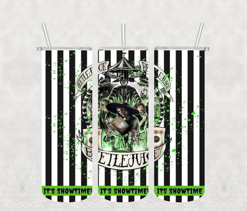 Beetlejuice 20oz Tumbler Sublimation Print - KT SUBLIMATION, DTF AND MORE LLC