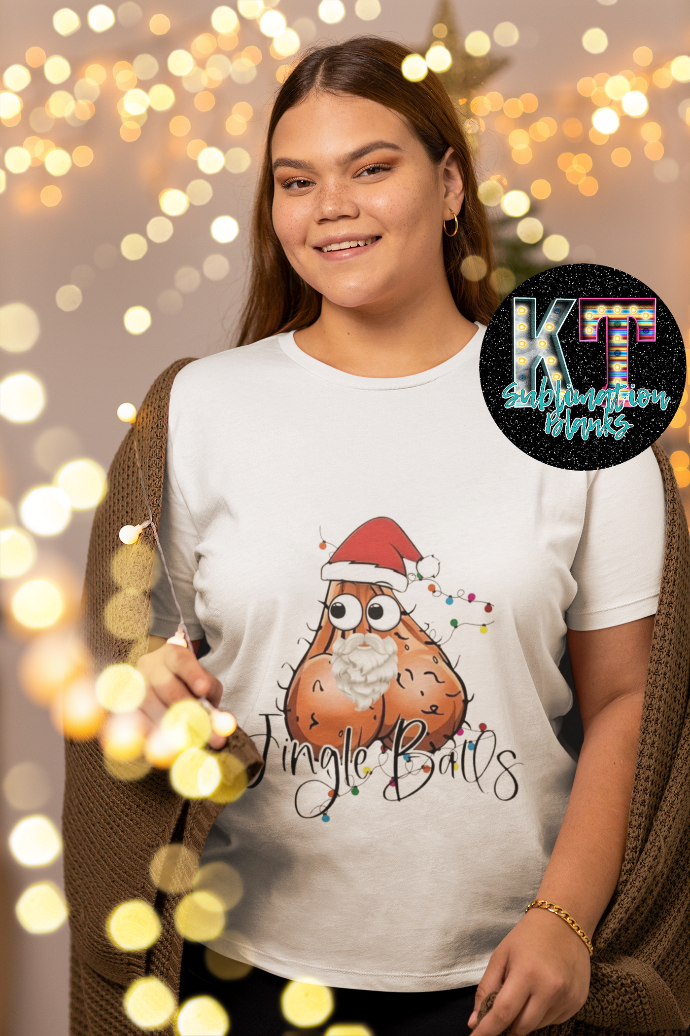 Jingles Balls Christmas DTF, ready to press Transfer