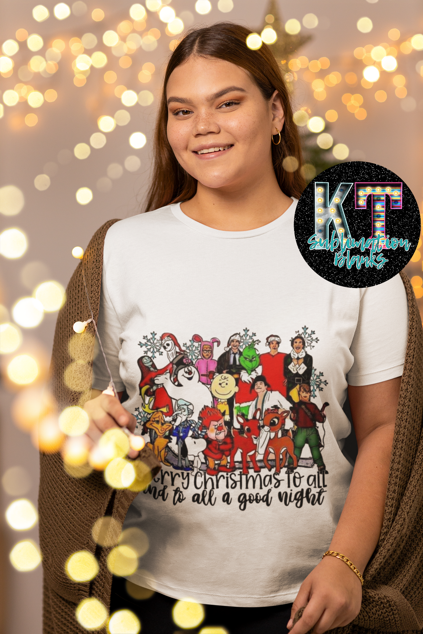 Merry Christmas for All  DTF,  ready to press Transfer