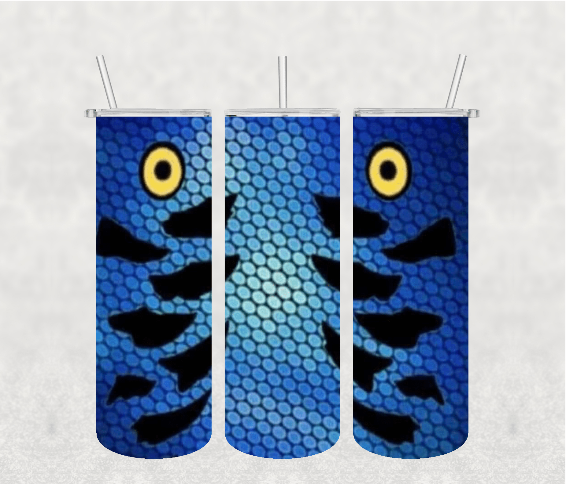 Blue Fish 20oz Tumbler Sublimation Print - KT SUBLIMATION, DTF AND MORE LLC