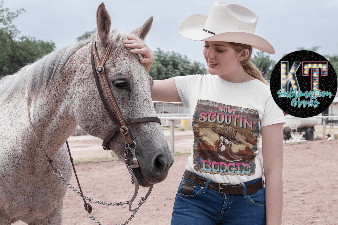 Boot Scootin' Boogie DTF ready to press transfer - KT SUBLIMATION, DTF AND MORE LLC