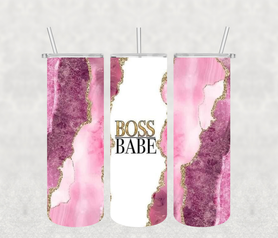 Boss Babe 20oz Tumbler Sublimation Print