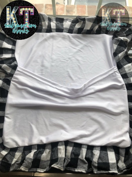 Buffalo Plaid Pillow Cover (Ruffle) for sublimation - KT SUBLIMATION, DTF AND MORE LLC