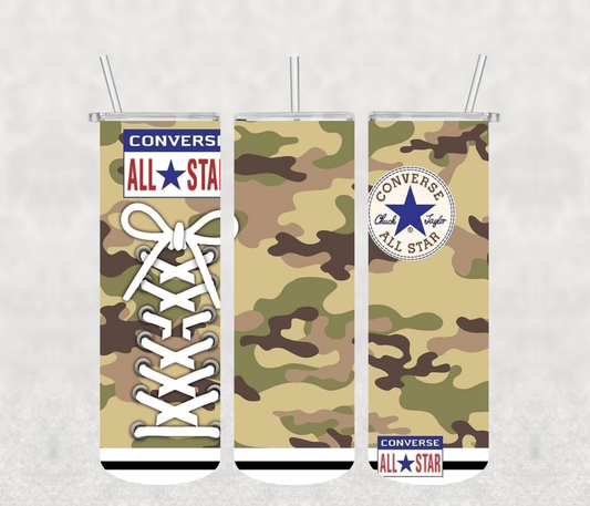 Camouflage 20oz Tumbler Sublimation Print - KT SUBLIMATION, DTF AND MORE LLC