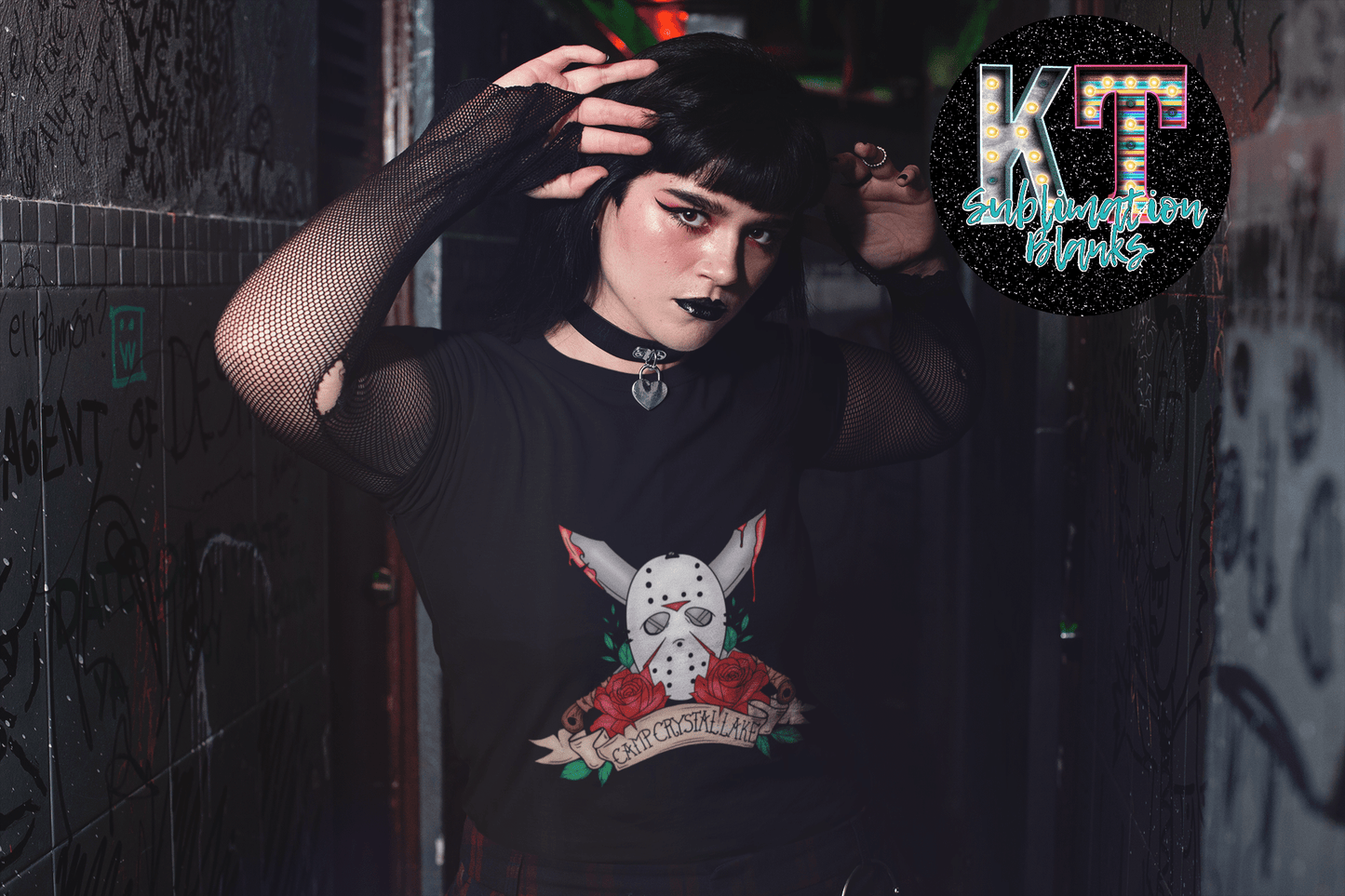 Camp Crystal Lake Halloween DTF, ready to press - KT SUBLIMATION, DTF AND MORE LLC