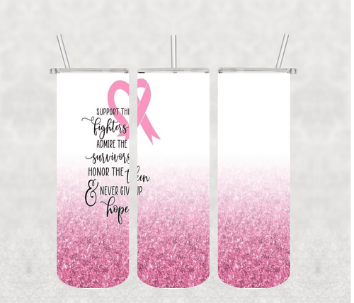 Cancer 20oz Tumbler Sublimation Print - KT SUBLIMATION, DTF AND MORE LLC