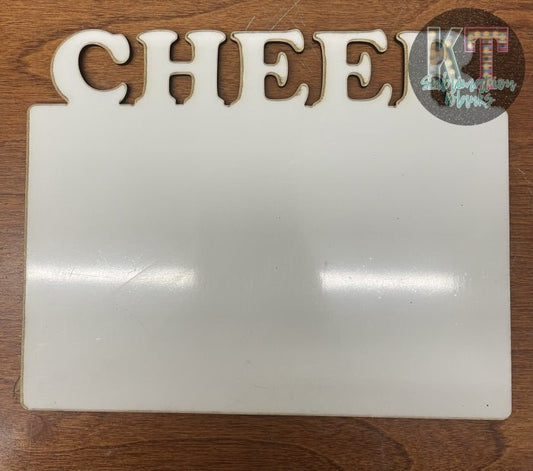 Cheer Picture Frame – Sublimation Blank for Custom Cheerleading Gifts - KT SUBLIMATION, DTF AND MORE LLC