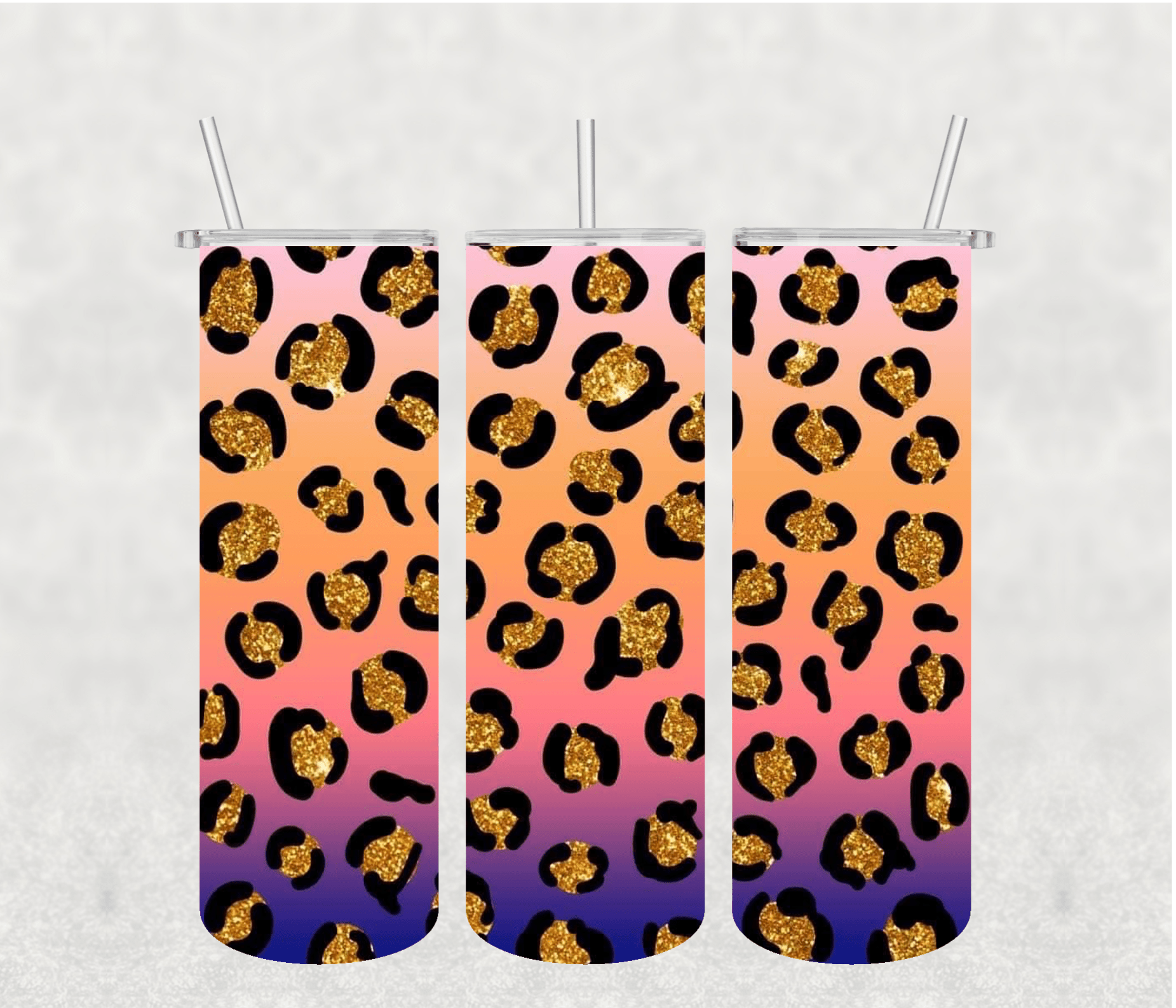 Cheeta 20oz Tumbler Sublimation Print - KT SUBLIMATION, DTF AND MORE LLC