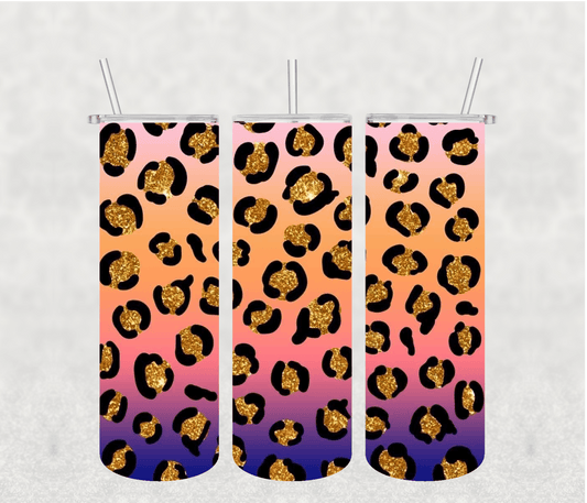 Cheeta 20oz Tumbler Sublimation Print - KT SUBLIMATION, DTF AND MORE LLC
