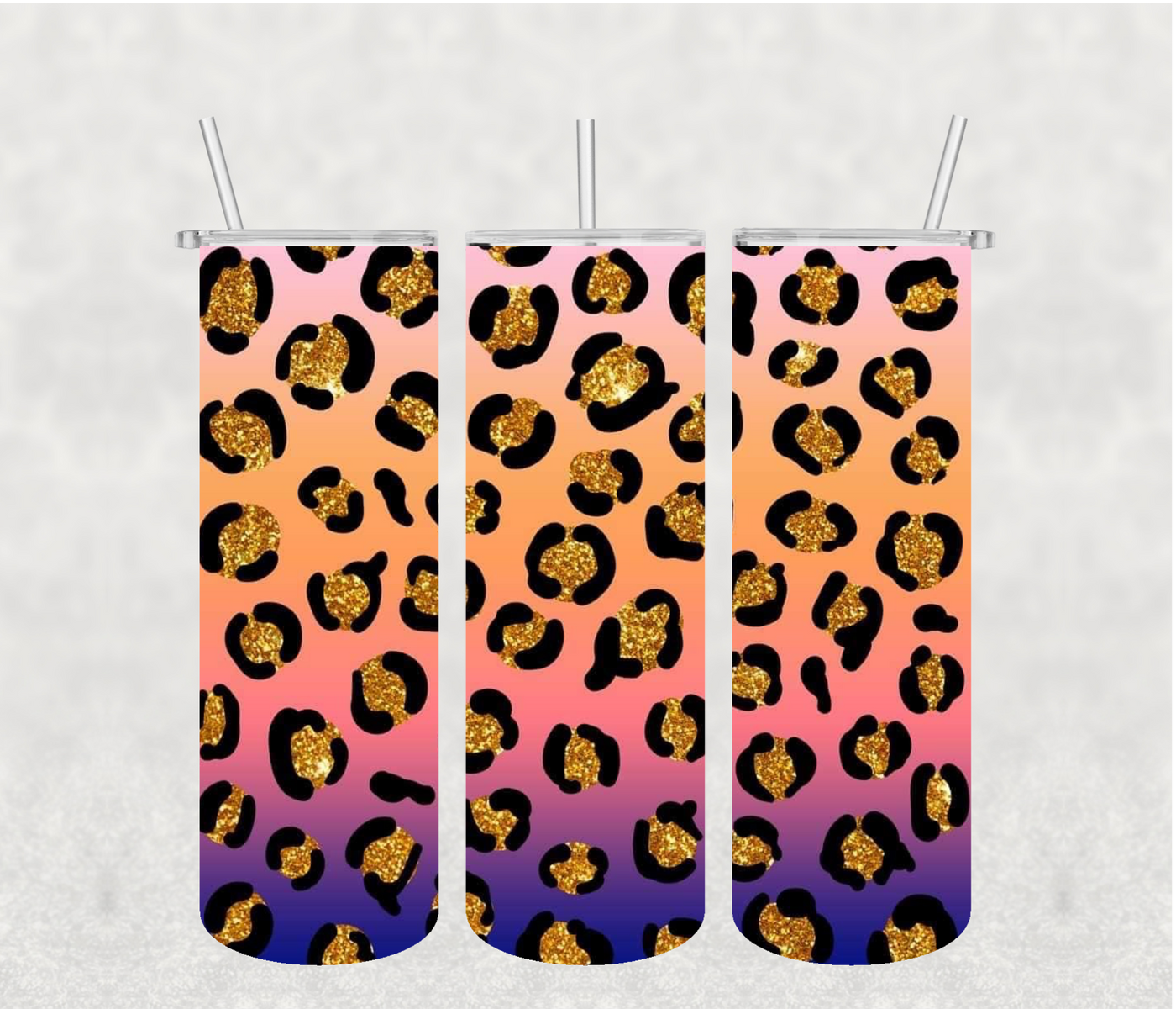 Cheeta  20oz  Tumbler Sublimation  Print