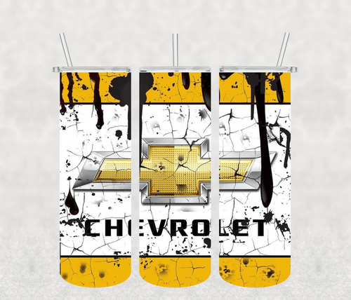 Chevrolet 20oz Tumbler Sublimation Print - KT SUBLIMATION, DTF AND MORE LLC