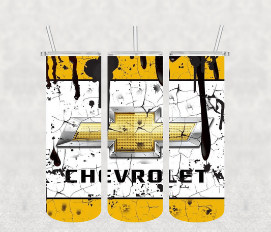 Chevrolet 20oz Tumbler Sublimation Print - KT SUBLIMATION, DTF AND MORE LLC