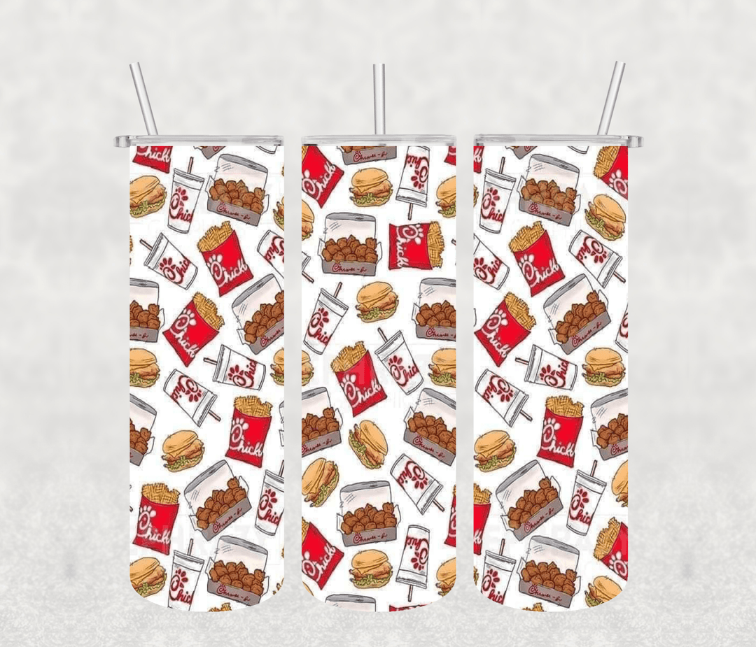 Chick - fil - A 20oz Tumbler Sublimation Print - KT SUBLIMATION, DTF AND MORE LLC