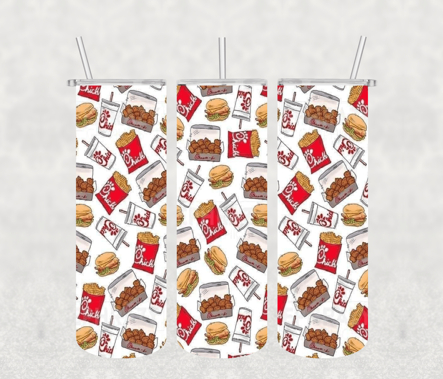Chick-fil-A 20oz Tumbler Sublimation Print