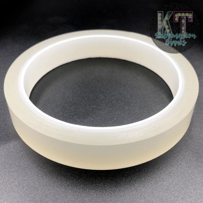 Clear Heat Tape – Transparent, High - Temperature Heat Resistant Tape for Heat Press, Sublimation & Heat Transfer Vinyl - KT SUBLIMATION, DTF AND MORE LLC