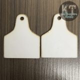 Cow Tag Earring Sublimation Blank Earrings