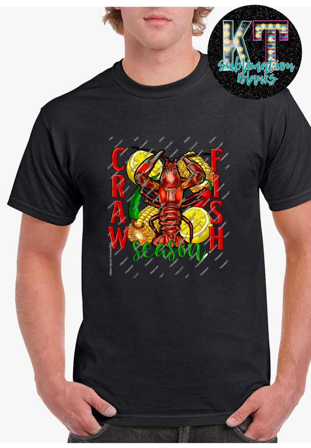 Crawfish Season DTF, heat transfer print, DTF Transfer Print - KT SUBLIMATION, DTF AND MORE LLC