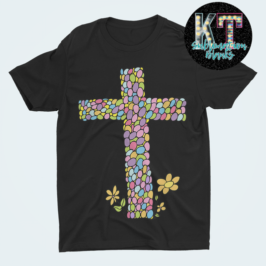 Cross Eggs Easter DTF, Easter Direct to Film Transfer - KT SUBLIMATION, DTF AND MORE LLC