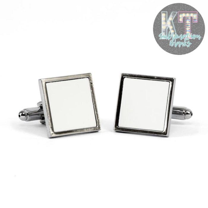 Cuff Link Set Square