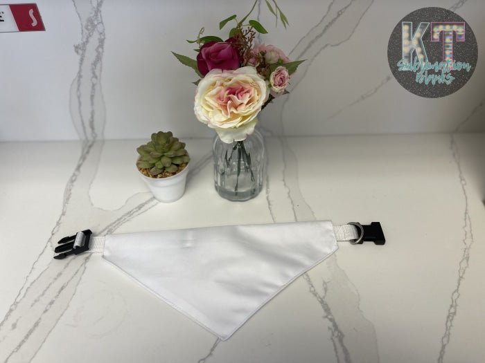 Dog Collar and Bandana, Sublimation Blank – DIY Customizable Dog Bandanas for Large Dogs - KT SUBLIMATION, DTF AND MORE LLC