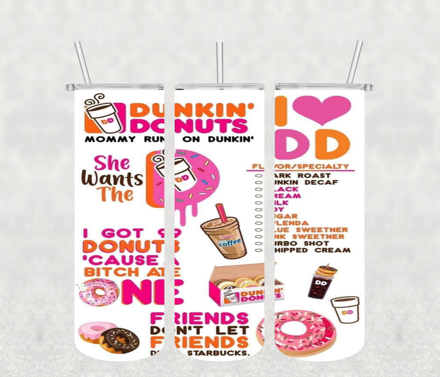 DD 20oz Tumbler Sublimation Print