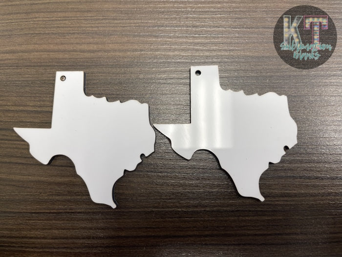 Earring Sublimation Blank - Texas Earrings