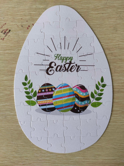 Easter Egg Puzzle Sublimation Blank – Customizable Easter Puzzle for Holiday Fun - KT SUBLIMATION, DTF AND MORE LLC