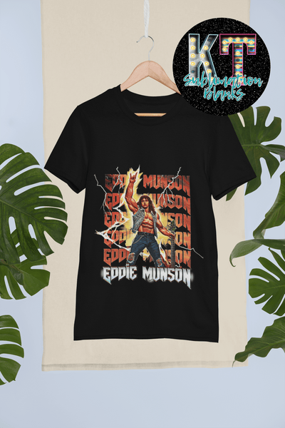 Eddie DTF Strange Things, ready to press transfer - KT SUBLIMATION, DTF AND MORE LLC