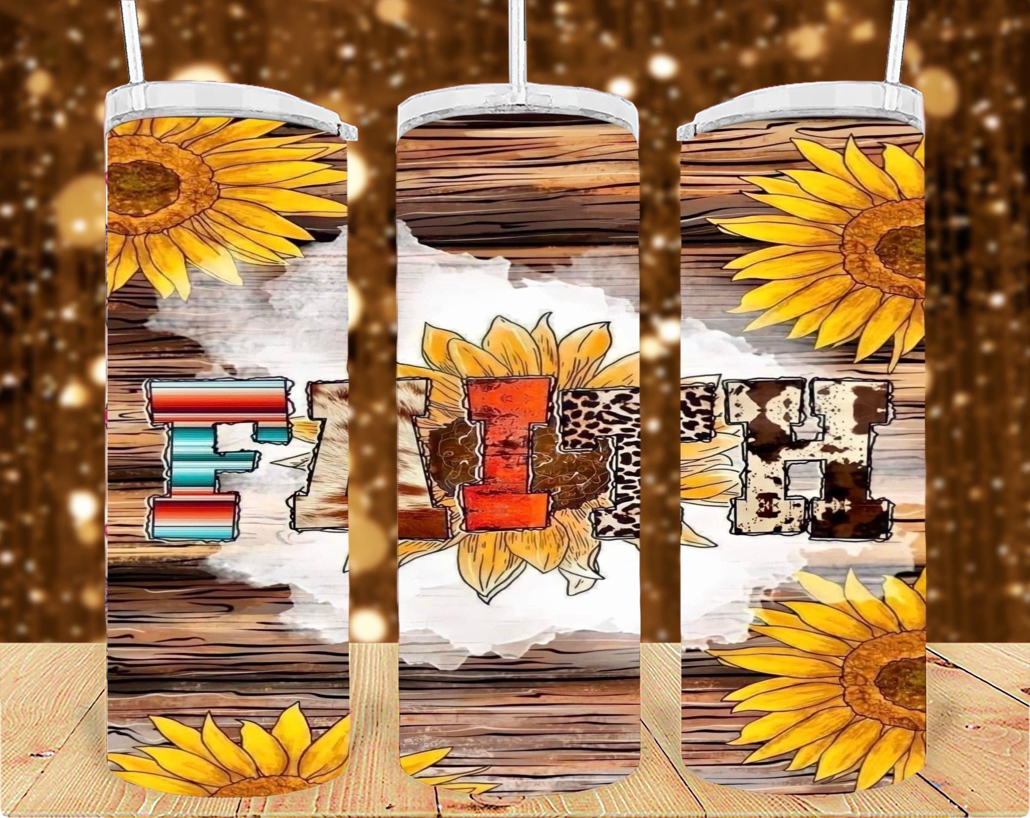 Faith Country 20oz Tumbler Sublimation Print - KT SUBLIMATION, DTF AND MORE LLC