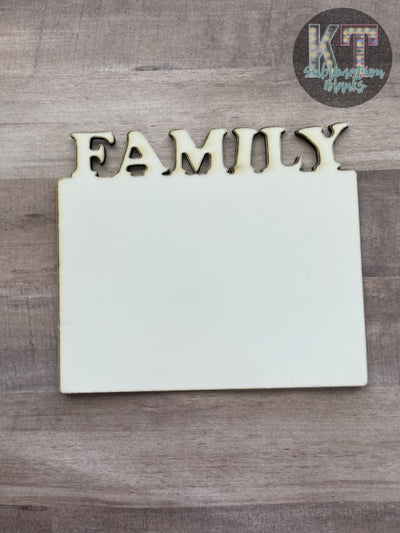 Family Picture Frame Frame