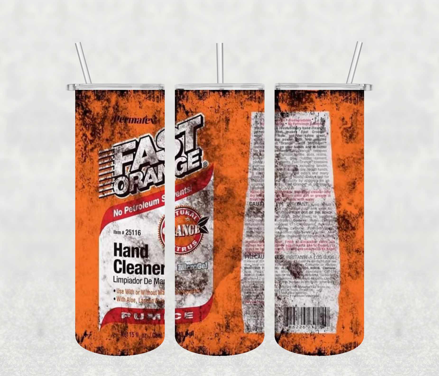 Fast Orange 20oz Tumbler Sublimation Print