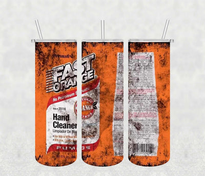 Fast Orange 20oz Tumbler Sublimation Print - KT SUBLIMATION, DTF AND MORE LLC