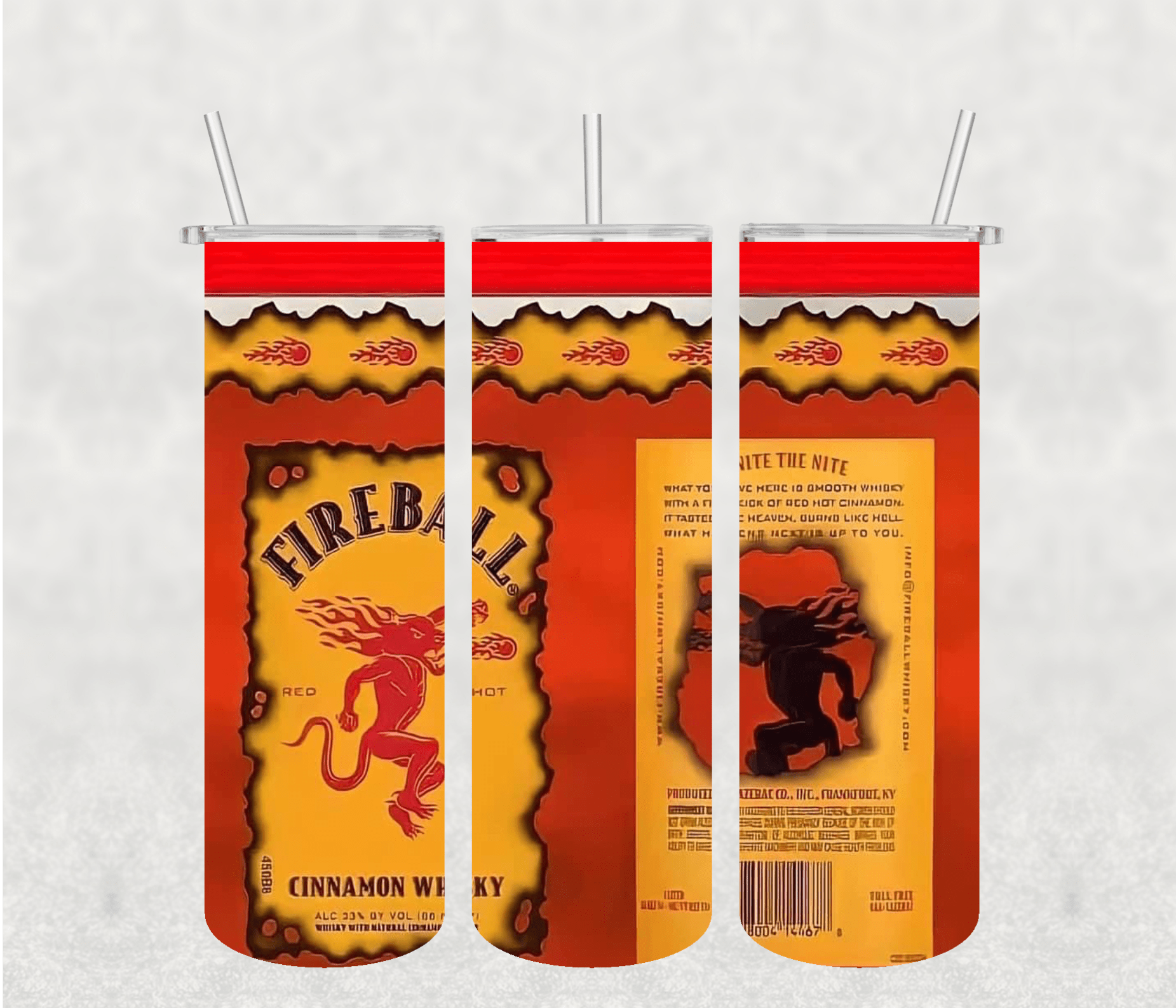Fireball 20oz Tumbler Sublimation Print - KT SUBLIMATION, DTF AND MORE LLC