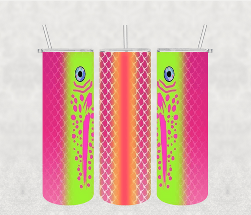 Fish 20oz Tumbler Sublimation Print - KT SUBLIMATION, DTF AND MORE LLC