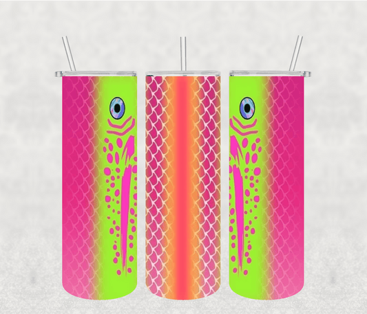 Fish 20oz Tumbler Sublimation Print - KT SUBLIMATION, DTF AND MORE LLC