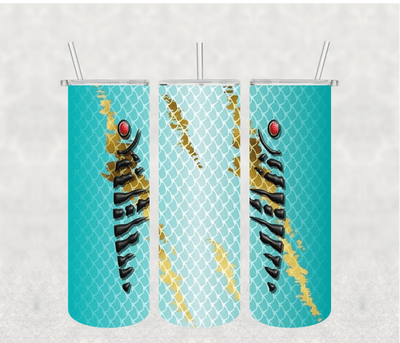 Fish 20oz Tumbler Sublimation Print - KT SUBLIMATION, DTF AND MORE LLC
