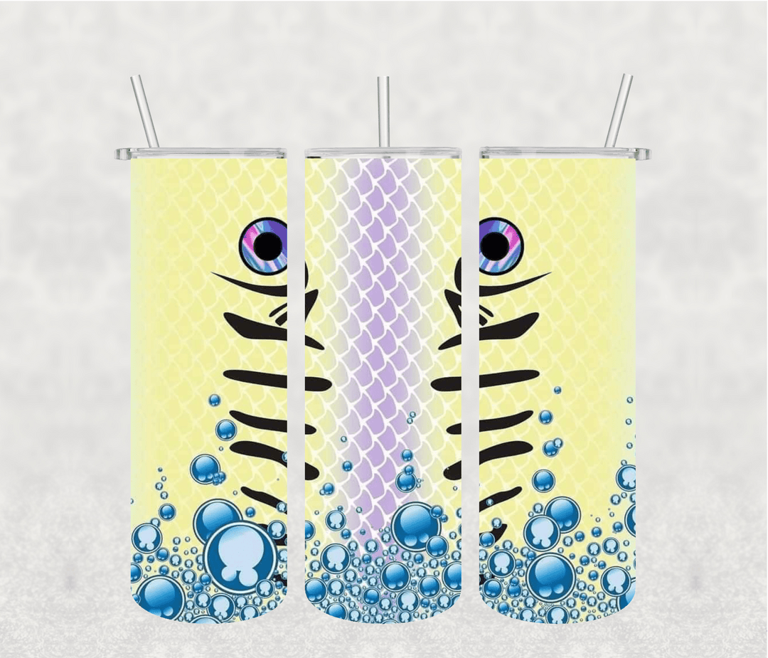 Fish 20oz Tumbler Sublimation Print - KT SUBLIMATION, DTF AND MORE LLC