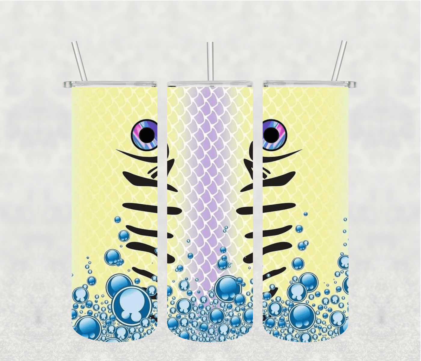 Fish 20oz Tumbler Sublimation Print - KT SUBLIMATION, DTF AND MORE LLC