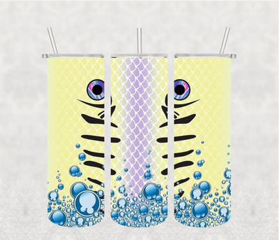 Fish 20oz Tumbler Sublimation Print - KT SUBLIMATION, DTF AND MORE LLC