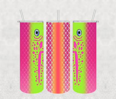 Fish 20oz Tumbler Sublimation Print - KT SUBLIMATION, DTF AND MORE LLC
