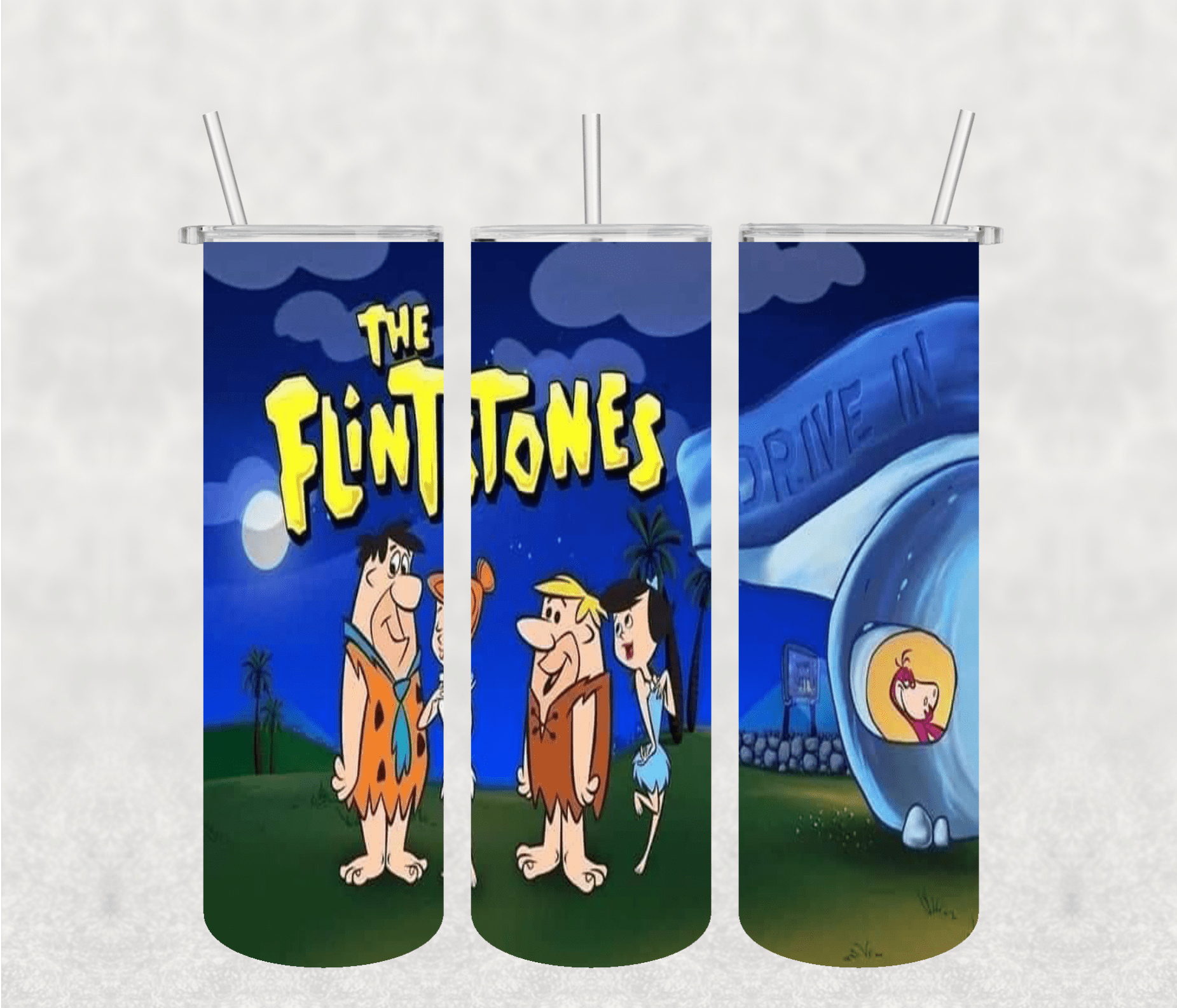 Flinsttones 20oz Tumbler Sublimation Print