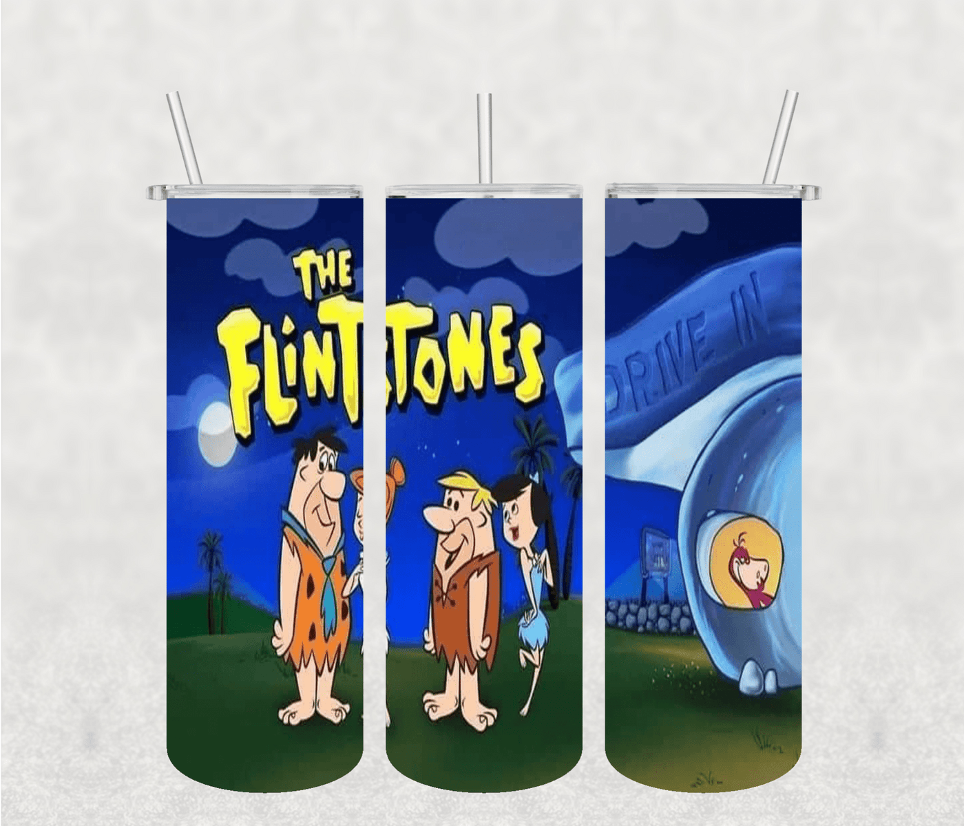 Flinsttones 20oz Tumbler Sublimation Print - KT SUBLIMATION, DTF AND MORE LLC