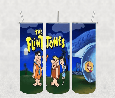 Flinsttones 20oz Tumbler Sublimation Print - KT SUBLIMATION, DTF AND MORE LLC