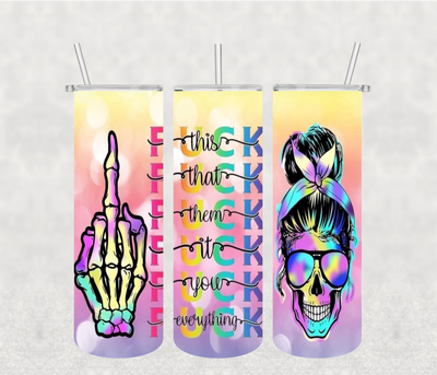 Mom 20oz Tumbler Sublimation Print