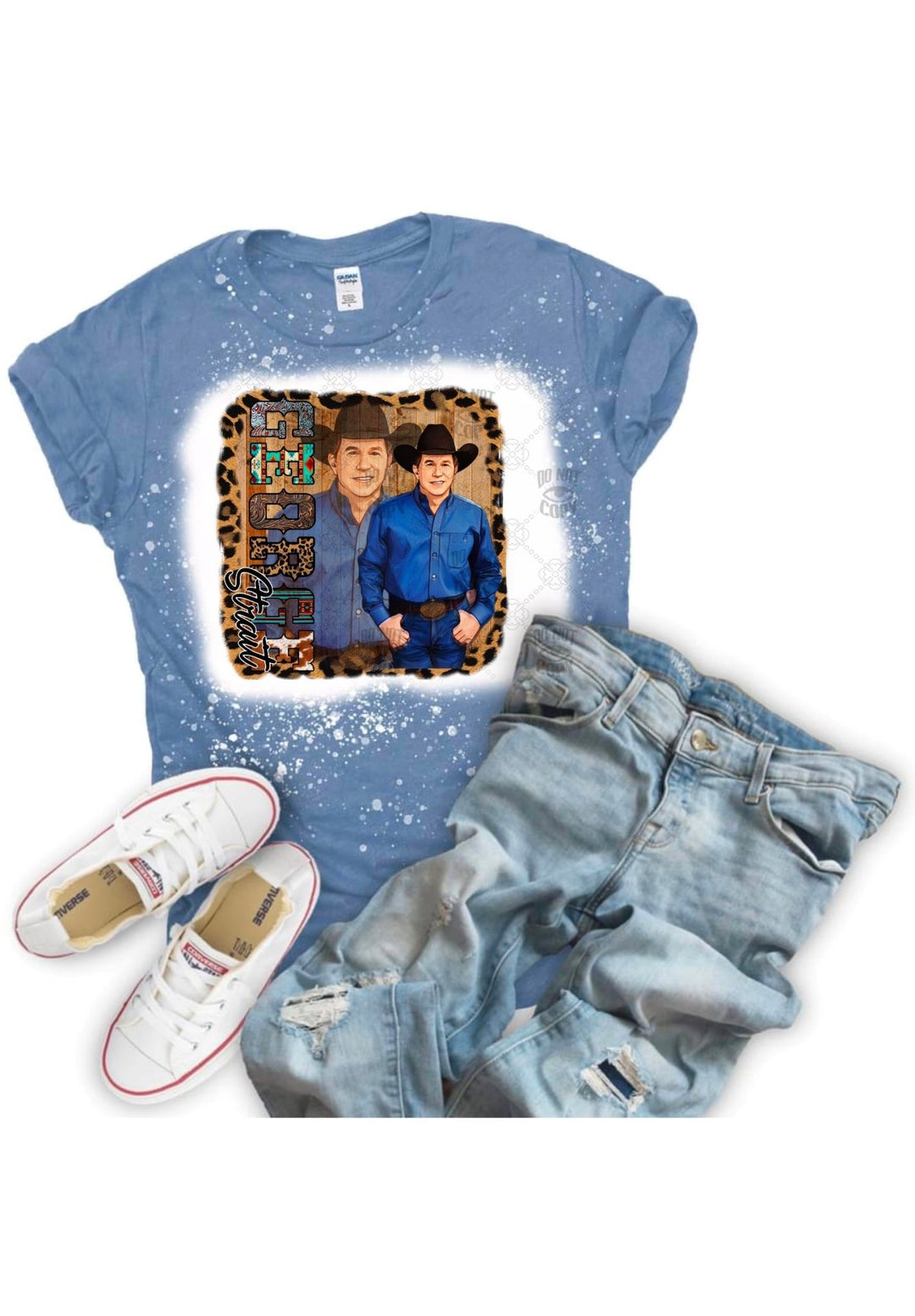 George Straight DTF transfer, Ready to press transfer - KT SUBLIMATION, DTF AND MORE LLC