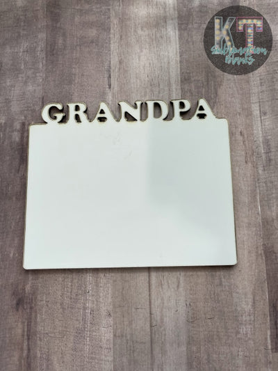 Grandpa Picture Frame graduation