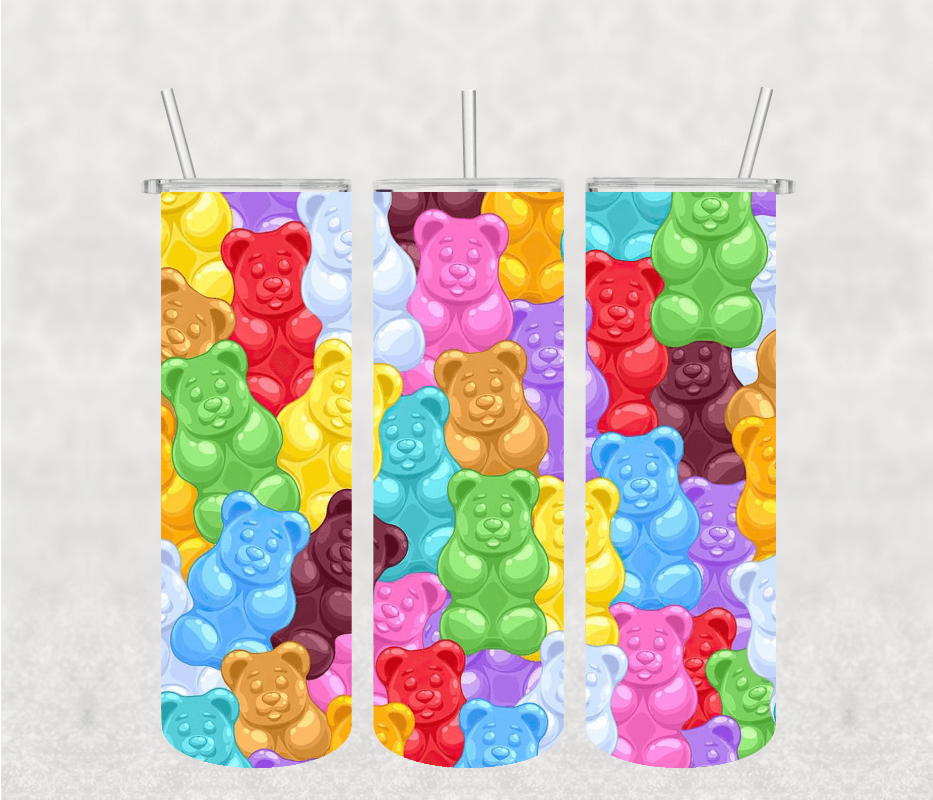Gummy Bears 20oz Tumbler Sublimation Print - KT SUBLIMATION, DTF AND MORE LLC