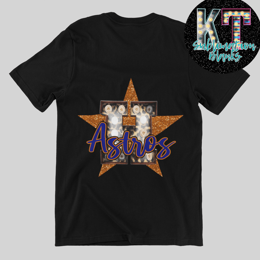 H Astros Direct to Film Transfer, Astros baseball - KT SUBLIMATION, DTF AND MORE LLC