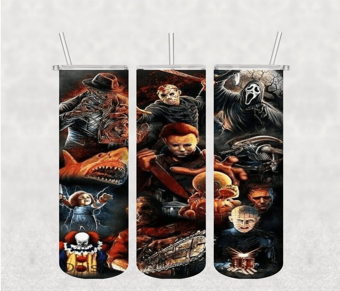 Halloween 20oz Tumbler Sublimation Print - KT SUBLIMATION, DTF AND MORE LLC